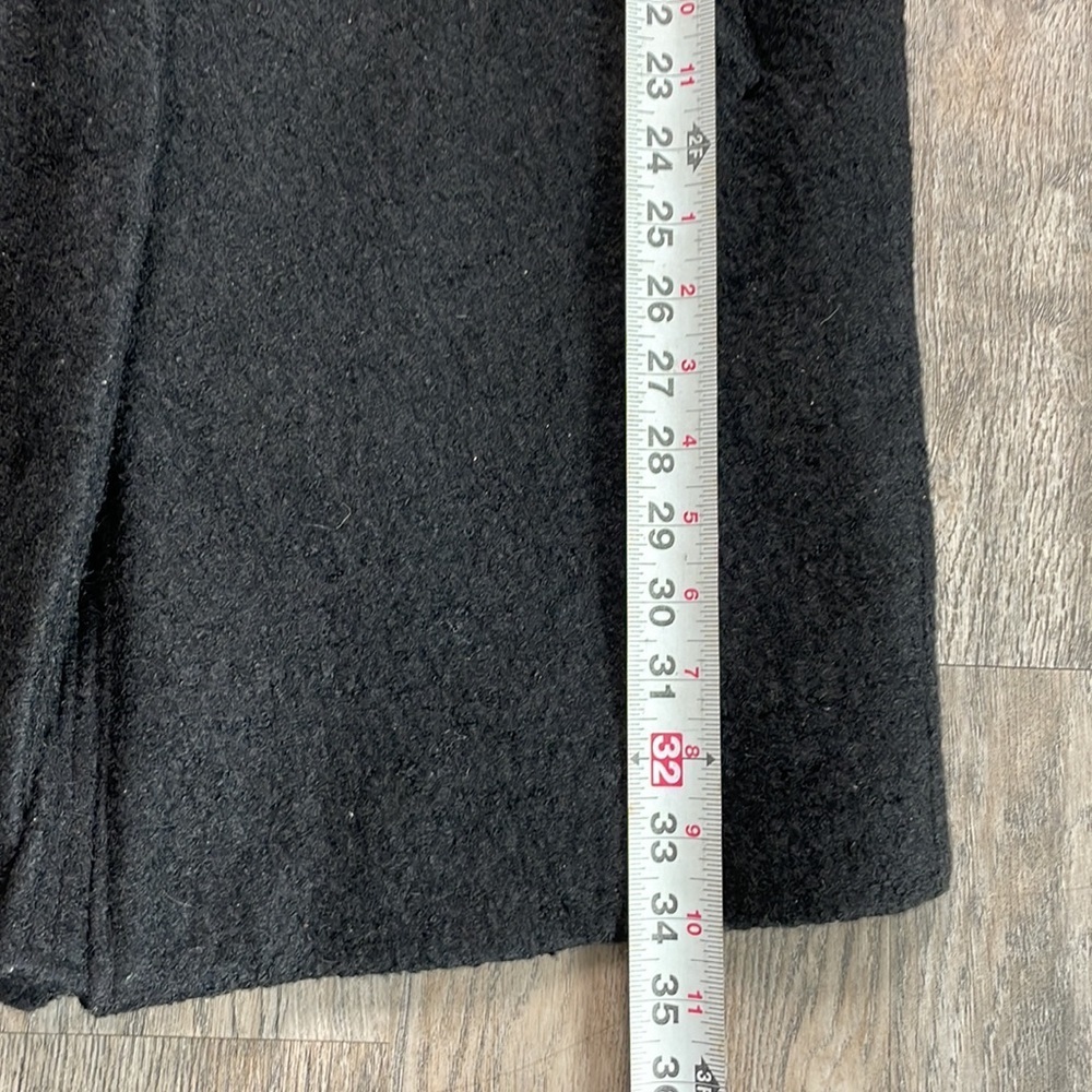 H&M Black Wool-Blend Pea Coat - Picture 6 of 11